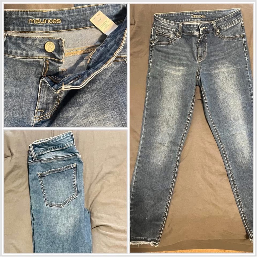 Maurices Blue Skinny Jeans
